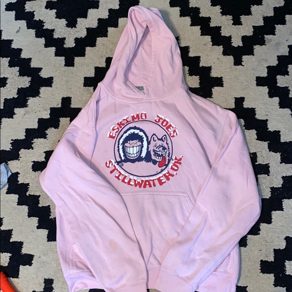 Pink eskimo hoodie size XL (18-20) in girls